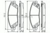 BOSCH 0 986 495 149 Brake Pad Set, disc brake